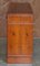 Vintage Burr Yew Wood 3-Drawer Cupboard 13