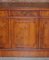 Vintage Burr Yew Wood 3-Drawer Cupboard 4