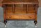 Antique Victorian Burr Walnut Canterbury Magazine Rack Table 7