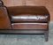 Italian Gioconda Brown Leather Lounge Chair from Promemoria, Image 6