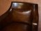 Italian Gioconda Brown Leather Lounge Chair from Promemoria, Image 14