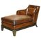 Italian Gioconda Brown Leather Lounge Chair from Promemoria, Image 1