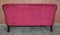 Juego de salón Chesterfield victoriano de madera dura y terciopelo rosa. Juego de 3, Imagen 20