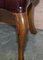 Vintage Oxblood Leather Chesterfield Chair 13