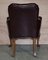 Vintage Oxblood Leather Chesterfield Chair, Image 20