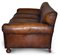 Antique Victorian Hand Dyed Brown Leather Sofa 18