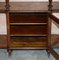 Burr Walnut Bookcase with Brass Gallery, Image 15