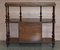 Burr Walnut Bookcase with Brass Gallery, Image 19