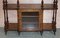 Burr Walnut Bookcase with Brass Gallery 11