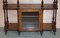 Burr Walnut Bookcase with Brass Gallery, Image 11
