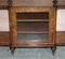 Burr Walnut Bookcase with Brass Gallery, Image 12
