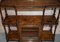 Burr Walnut Bookcase with Brass Gallery, Image 8