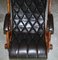 Antique Elm Colonial Military Campaign Folding Chair from J. Herbert Macnair 6