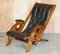 Antique Elm Colonial Military Campaign Folding Chair from J. Herbert Macnair 3