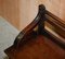 Antique Hall Bench with Brass Mounts & Walnut Frame from Jas Shoolbred, 1890s, Image 6