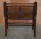 Antique Hall Bench with Brass Mounts & Walnut Frame from Jas Shoolbred, 1890s, Image 14