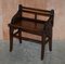 Antique Hall Bench with Brass Mounts & Walnut Frame from Jas Shoolbred, 1890s, Image 3