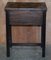 Japanese Hand Carved Side Table with Cutlery Drawers from Liberty's, London 14