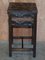 Japanese Hand Carved Side Table with Cutlery Drawers from Liberty's, London, Image 15