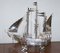 Großes Boot aus massivem 925er Silber von International Bullion & Metal Brokers, London, 1975 12