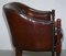 Vintage Hand Dyed Studded Brown Leather Club Chair, Image 15