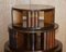 Regency Revolving Hardwood Library Bookcase with Faux Books, 1810s, Image 8