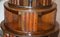 Regency Revolving Hardwood Library Bookcase with Faux Books, 1810s 10