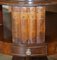 Regency Revolving Hardwood Library Bookcase with Faux Books, 1810s 14