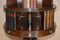 Regency Revolving Hardwood Library Bookcase with Faux Books, 1810s, Image 13