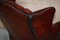 Poltrone Chesterfield Claw & Ball in pelle bordeaux, set di 2, Immagine 12