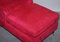 Roter Samt Chaise Longue 5