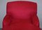 Roter Samt Chaise Longue 8