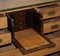 Solid Oak & Brass Military Campaign Chest of Drawers with Secretaire Desk, 1880s 18