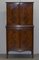 Sheraton Revival Flamed Hardwood & Satinwood Drinks Cabinet 2