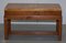 Burr Yew Wood Military Campaign Gun Case Side Table on Original Base 9