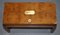 Burr Yew Wood Military Campaign Gun Case Side Table on Original Base 4