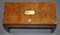 Burr Yew Wood Military Campaign Gun Case Side Table on Original Base, Image 4