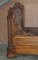 Antique French Louis Philippe Alcove Daybed Frame in Hardwood, 1830s, Image 3