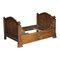 Antique French Louis Philippe Alcove Daybed Frame in Hardwood, 1830s 1