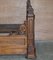 Antique French Louis Philippe Alcove Daybed Frame in Hardwood, 1830s 9