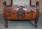 19th Century Italian Hand Carved Walnut Daybed with Puttis, Image 15