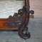 19th Century Italian Hand Carved Walnut Daybed with Puttis, Image 9