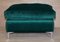 Large Emerald Green Velvet Ottoman or Bench Seat 2