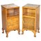 Burr Walnut Bedside Cupboards or Lamp Tables from Waring & Gillows, 1932, Set of 2, Image 1