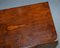 Vintage Distressed Burr Yew Wood Military Campaign Partner Desk 12