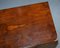 Vintage Distressed Burr Yew Wood Military Campaign Partner Desk, Image 12