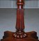 Antique William IV Flamed Hardwood Side Table with Single Drawer, 1830s, Image 10