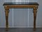 Antique French Hand Carved Giltwood & Marble Console Table, Paris, 1860s 2