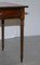 Tavolo da gioco vintage in legno di noce intarsiato con scacchiera e cassetto, Immagine 11