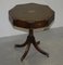 Regency Style Revolving Military Campaign Drum Table 4